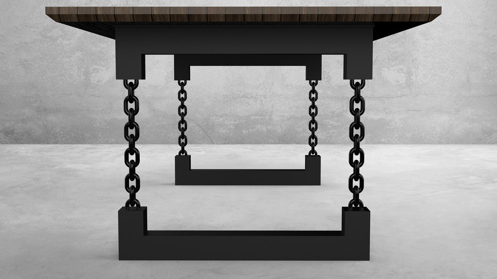 Square U Chain Link Table Legs