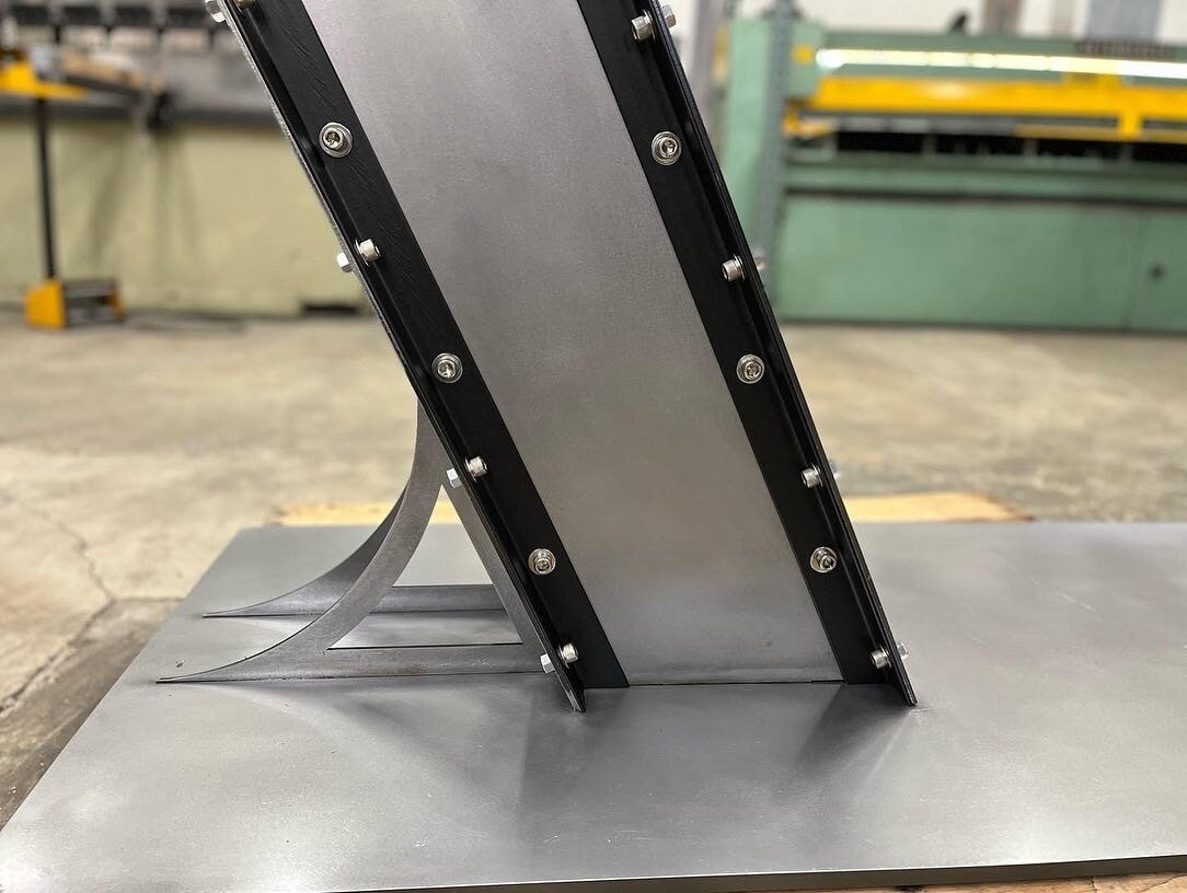 Industrial Style Steel Cantilever Table Base