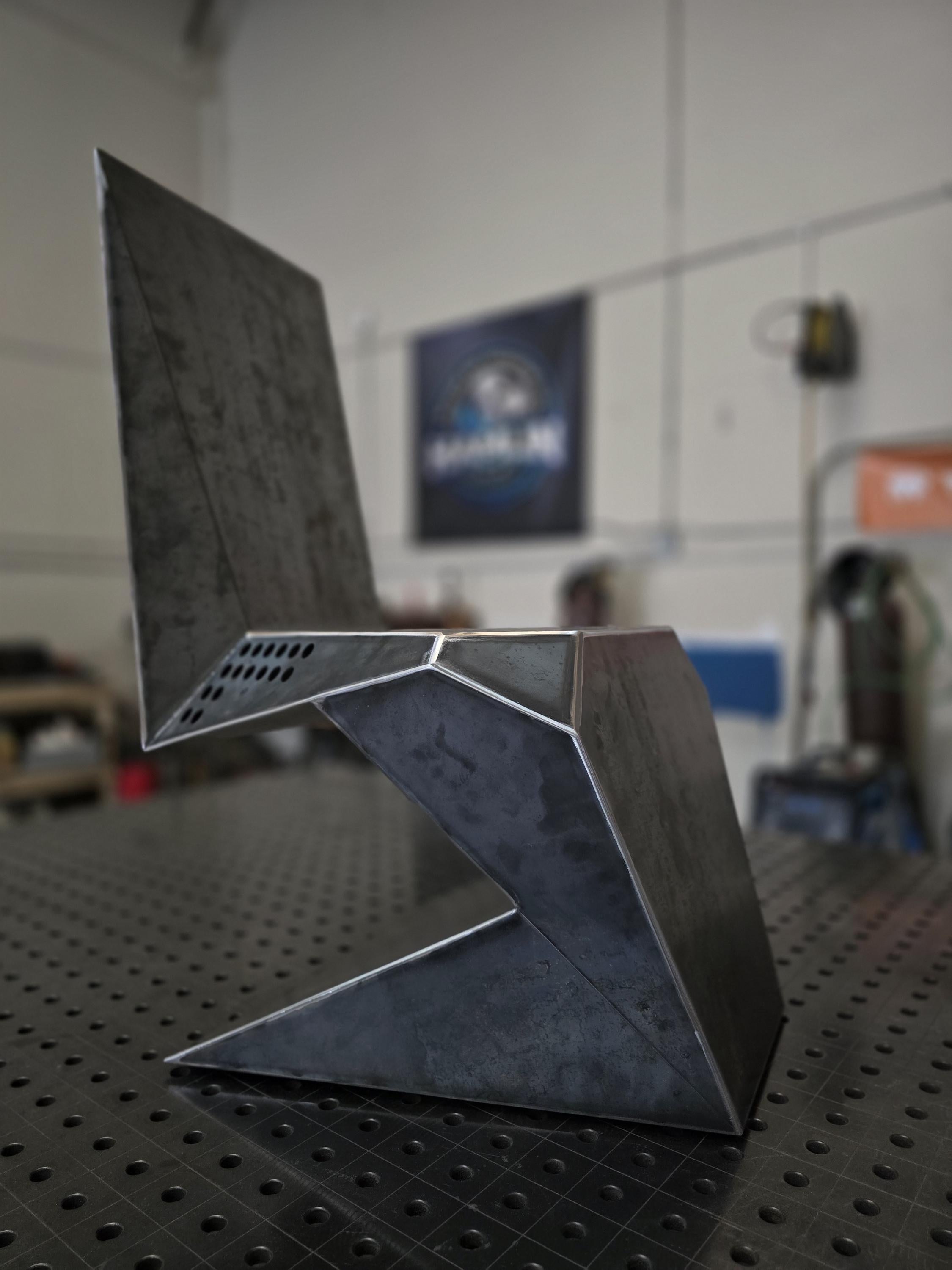 Cyber Chair – Industrial Steel Modern Art Chair