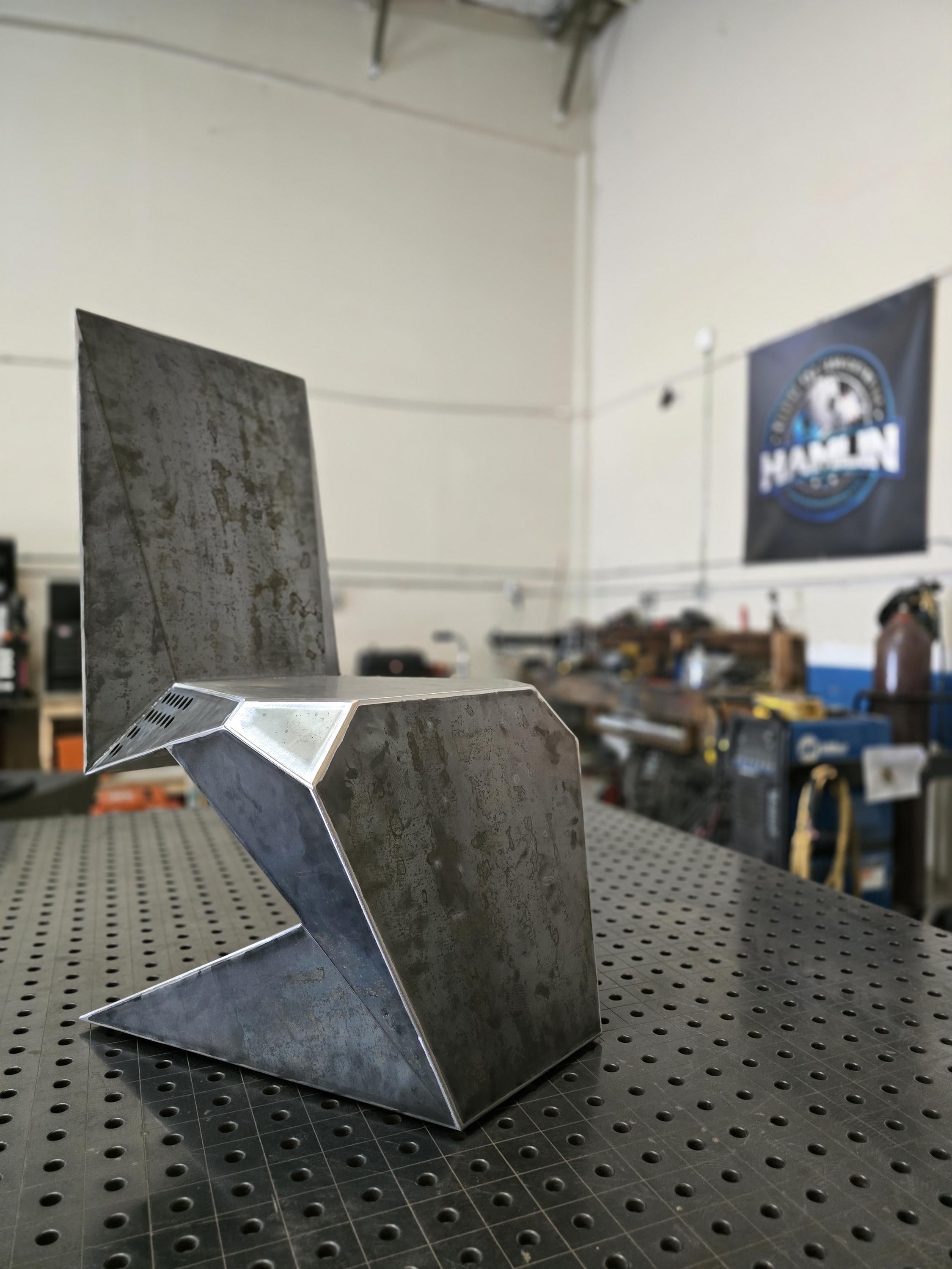 Cyber Chair – Industrial Steel Modern Art Chair