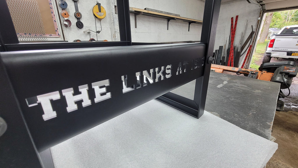 Custom Bar or Kitchen Stools With Laser Cut, Personalized Lettering Or Design