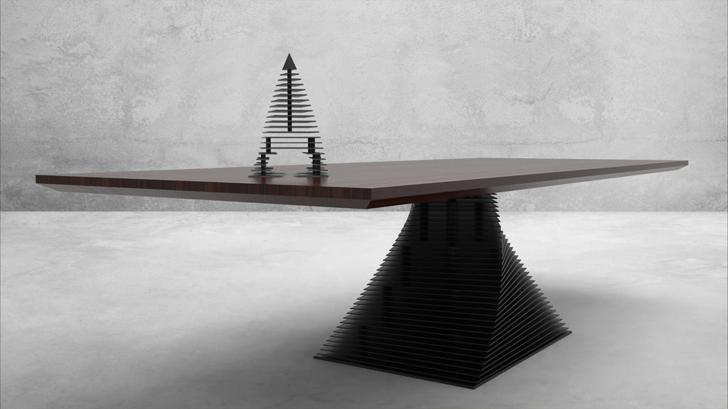 1/1 Steel Sliced Image Pyramid Base