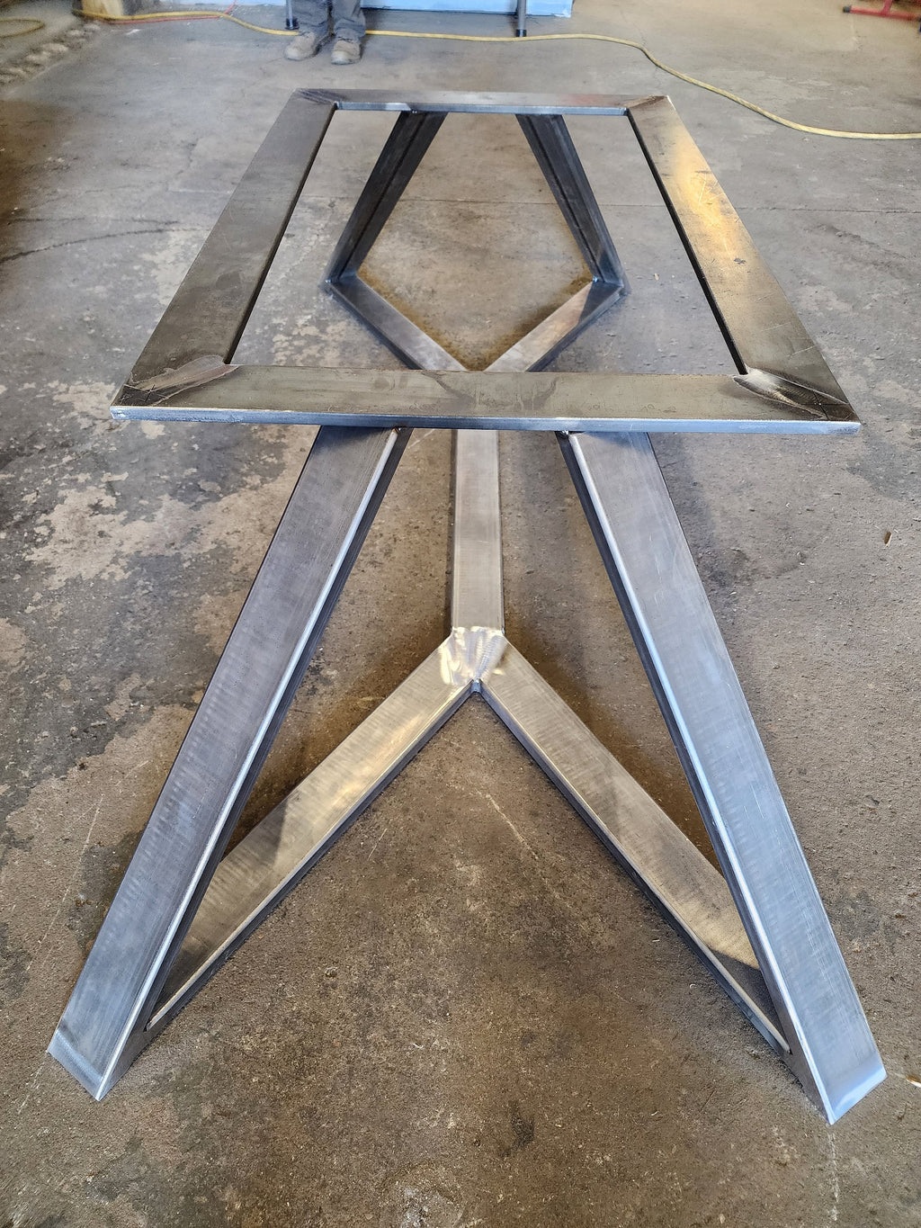 Abstract Steel Table Base - Any Size!