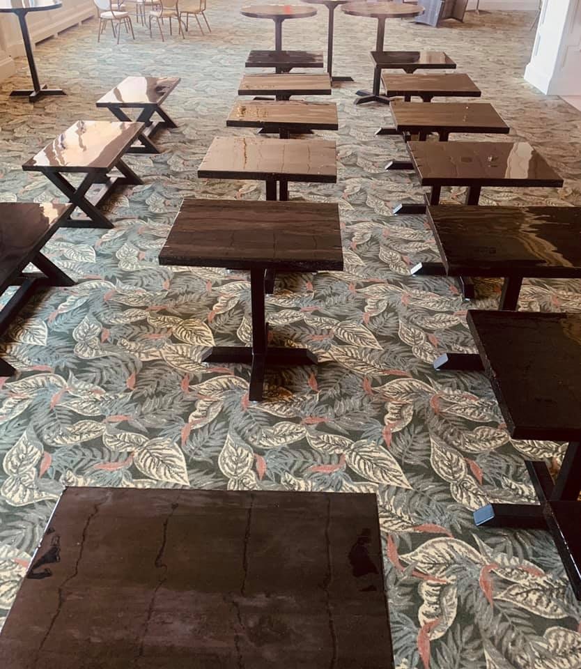Restaurant Pedestal Style Table Bases - Bar Height And Dining Table Height
