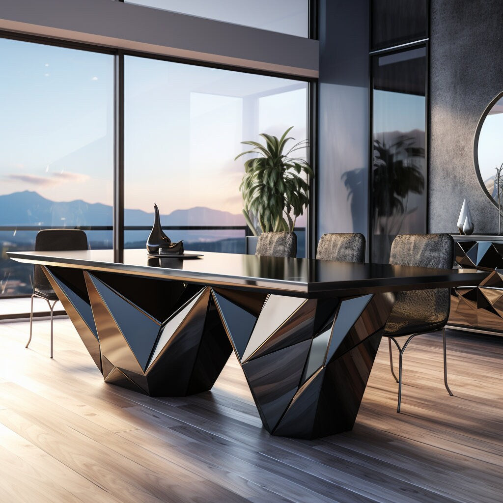 Geometric Low Poly Table Bases