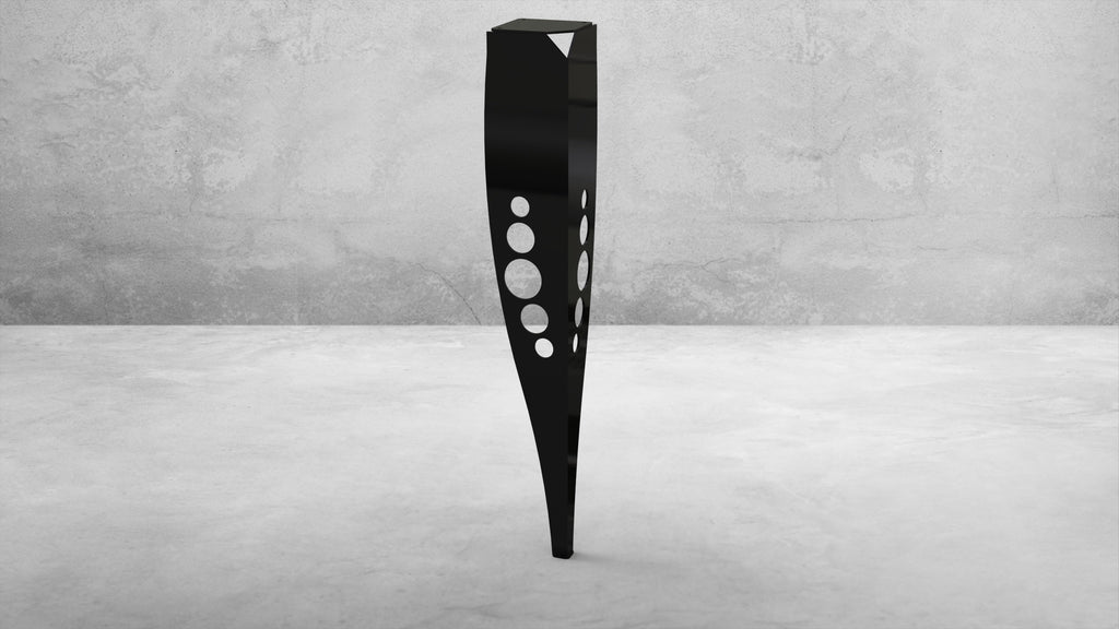 Bomber Style Steel Table Legs - Set Of 4
