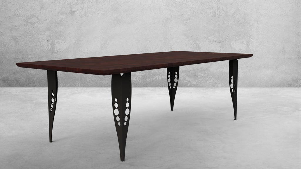 Bomber Style Steel Table Legs - Set Of 4