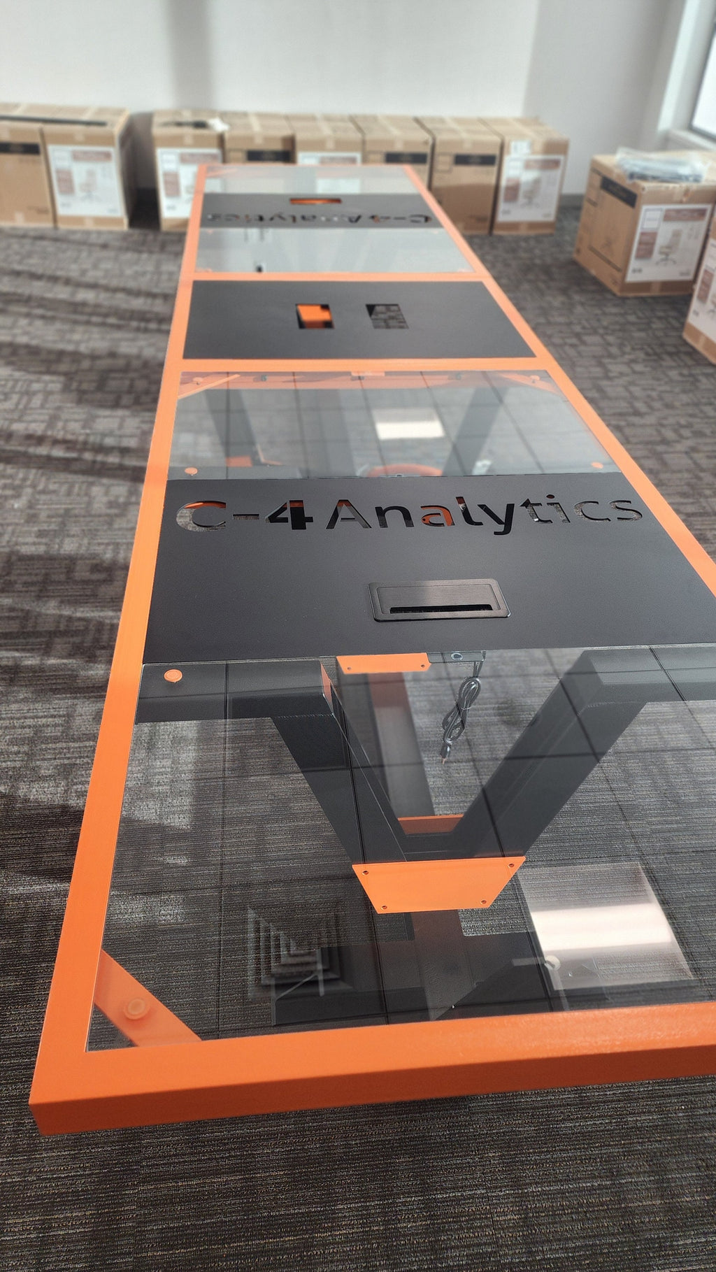 Industrial I Beam Conference Table