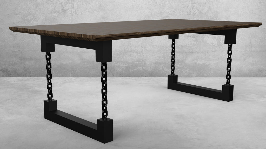 Square U Chain Link Table Legs