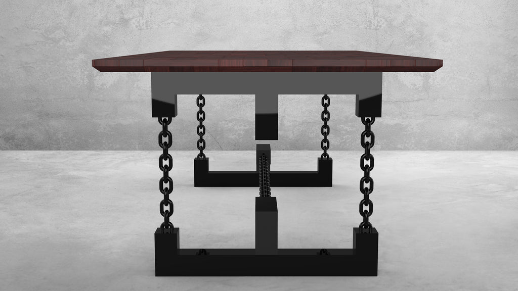 Chain Link Double 90 Table Base