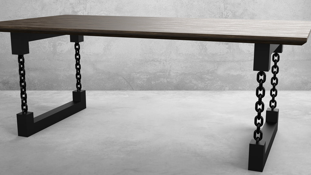 Square U Chain Link Table Legs