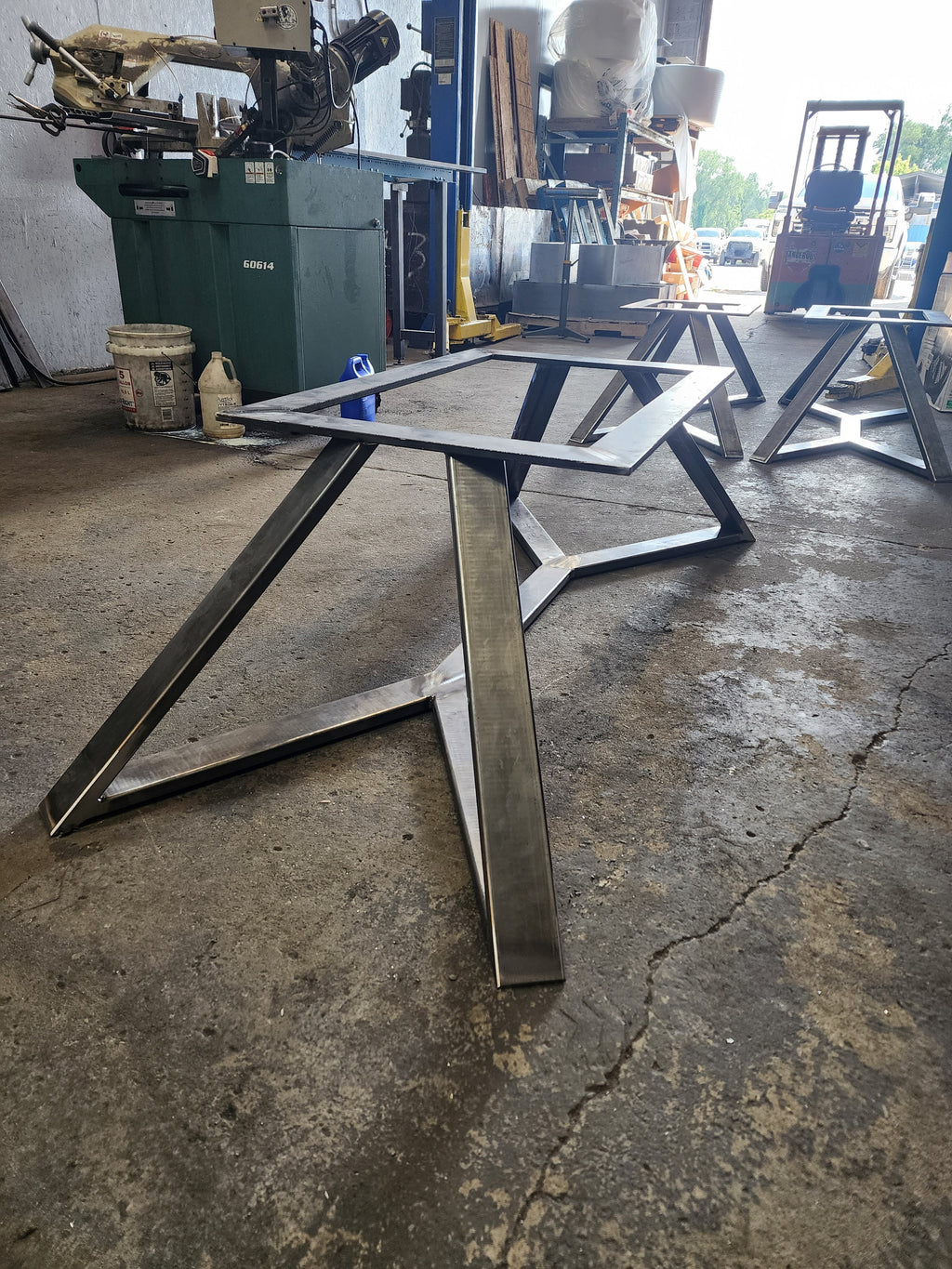 Abstract Steel Table Base - Any Size!