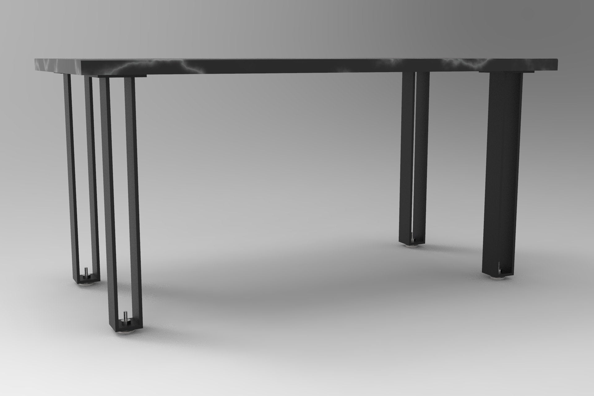 Modern Style Steel Flat Bar Table Legs