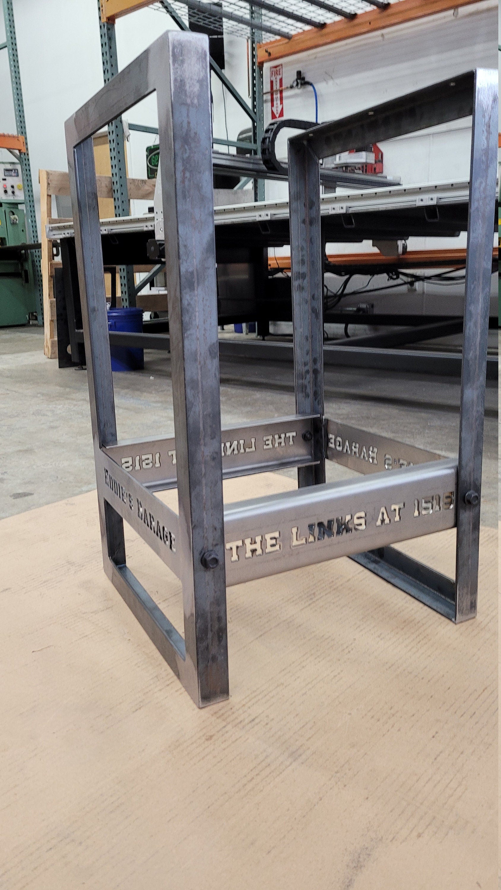 Custom Bar or Kitchen Stools With Laser Cut, Personalized Lettering Or Design