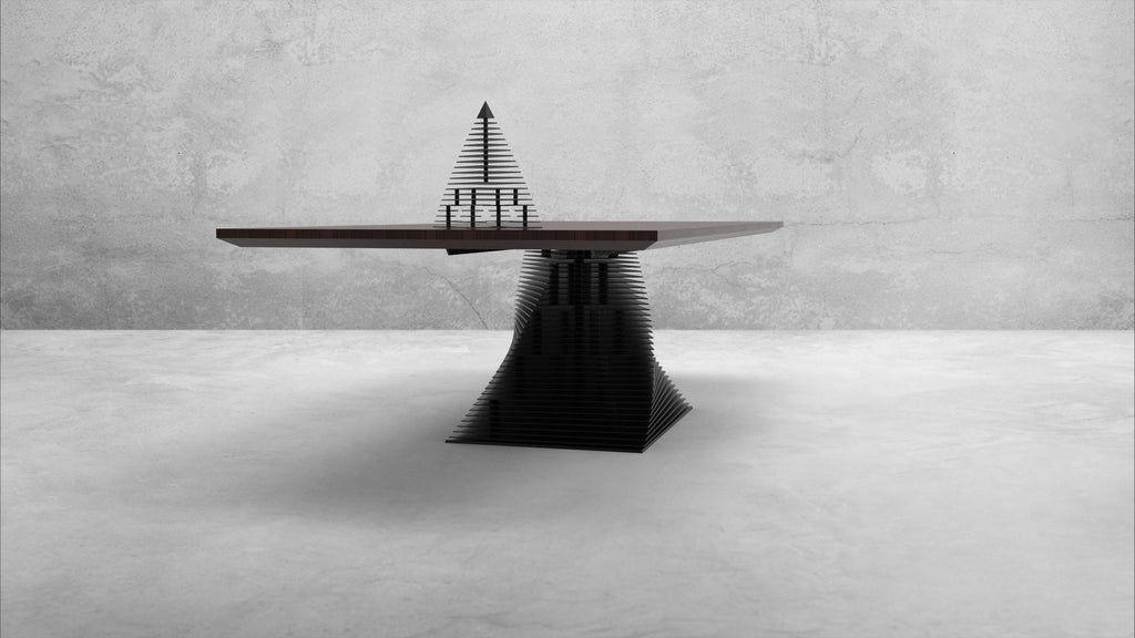 1/1 Steel Sliced Image Pyramid Base