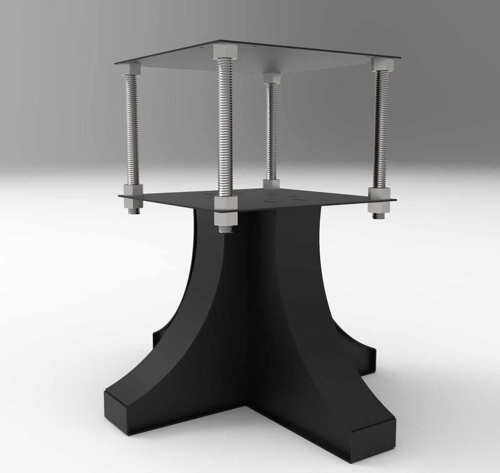 Industrial Style Steel Arch Table Base
