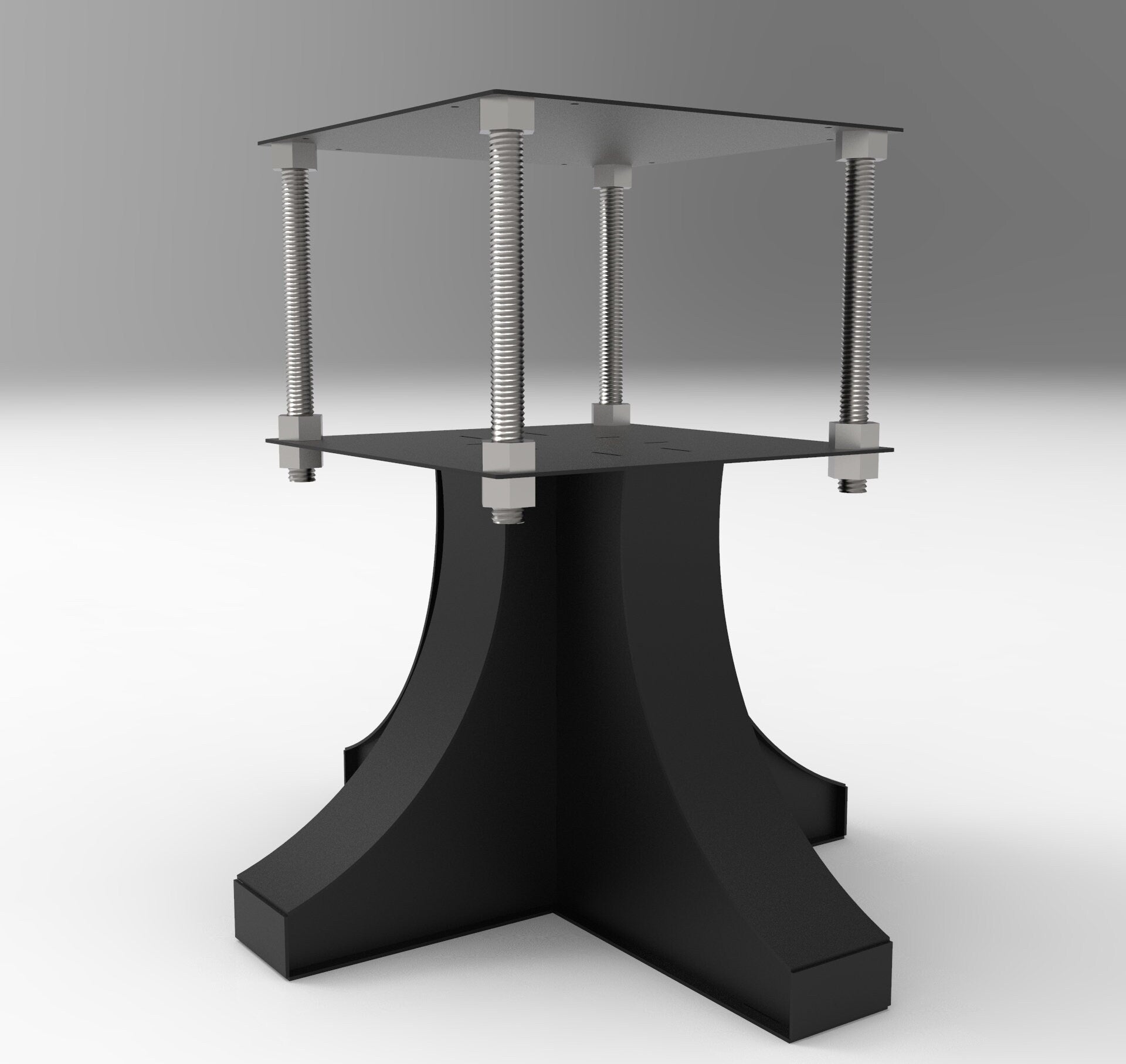 Industrial Style Steel Arch Table Base