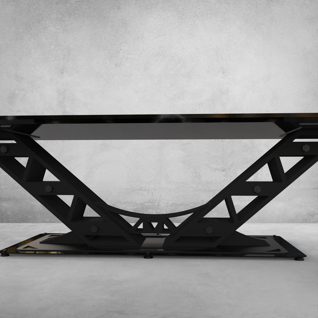 Industrial Trellis V Table Base