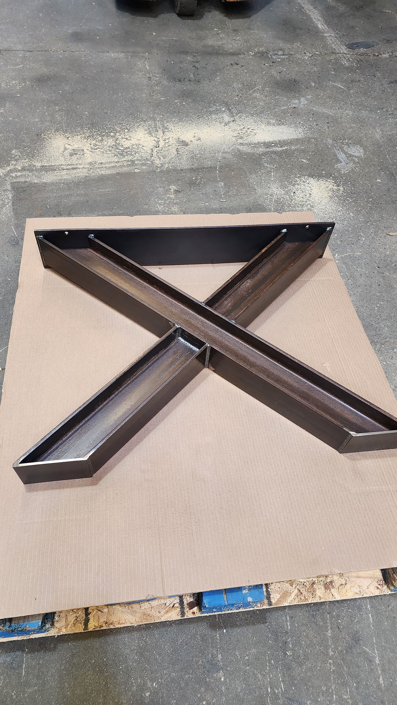 Industrial I Beam X Legs - Pair (2)