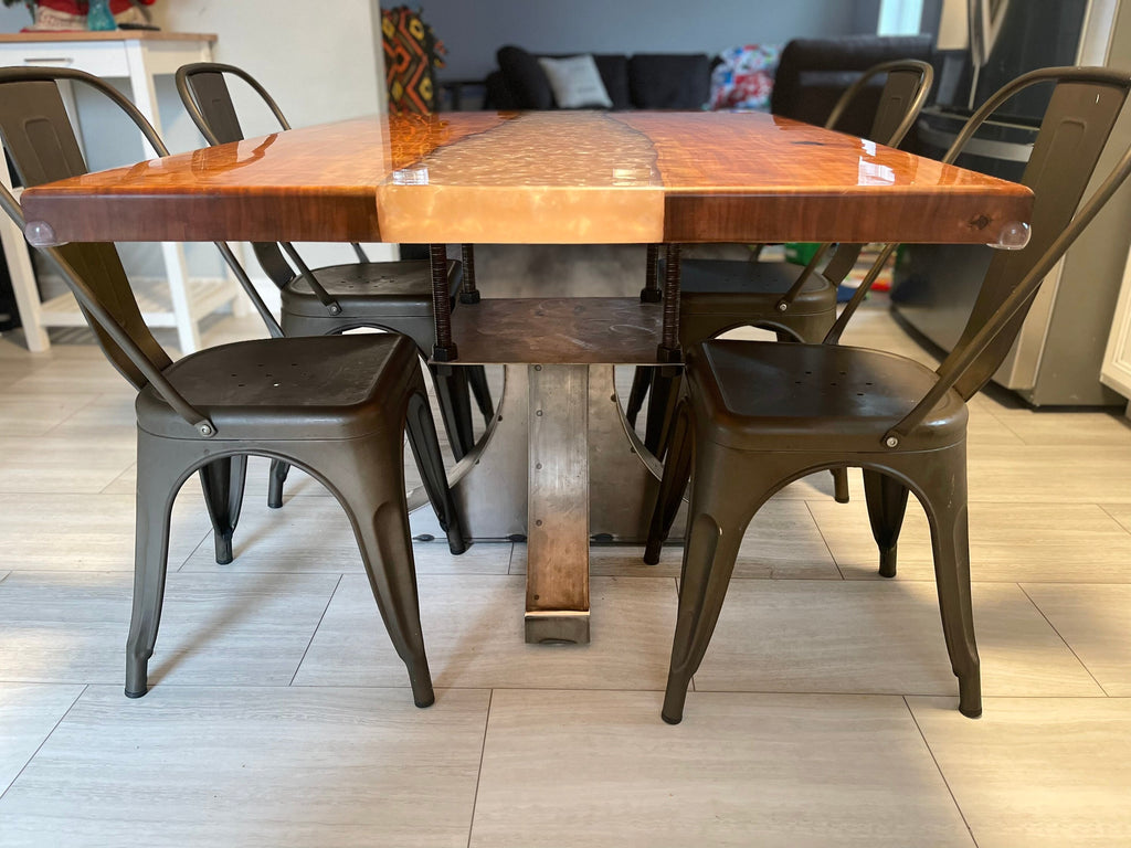 Industrial Style Steel Arch Table Base