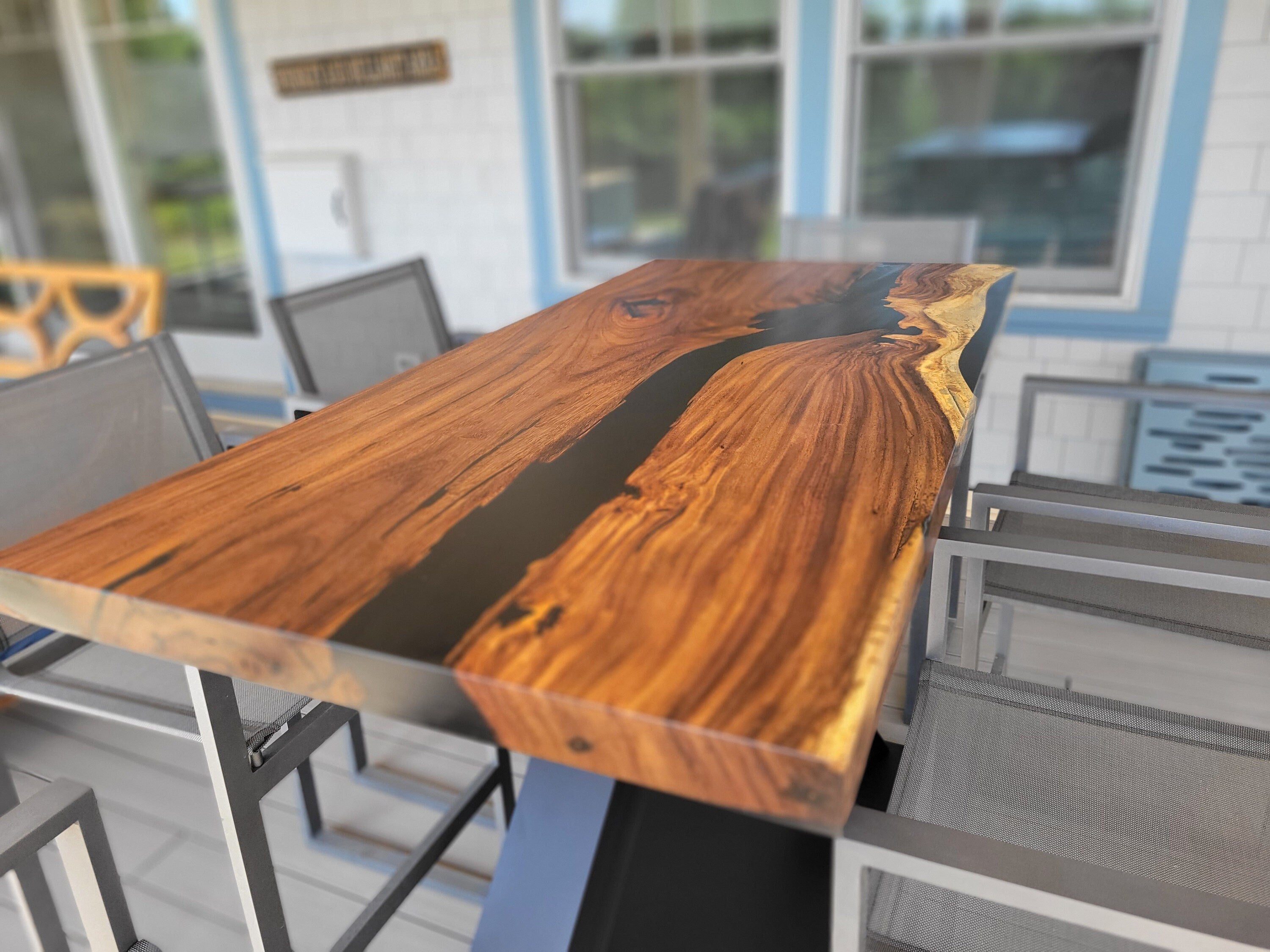 Custom Epoxy River Tables With Steel Bases *MADE IN USA*