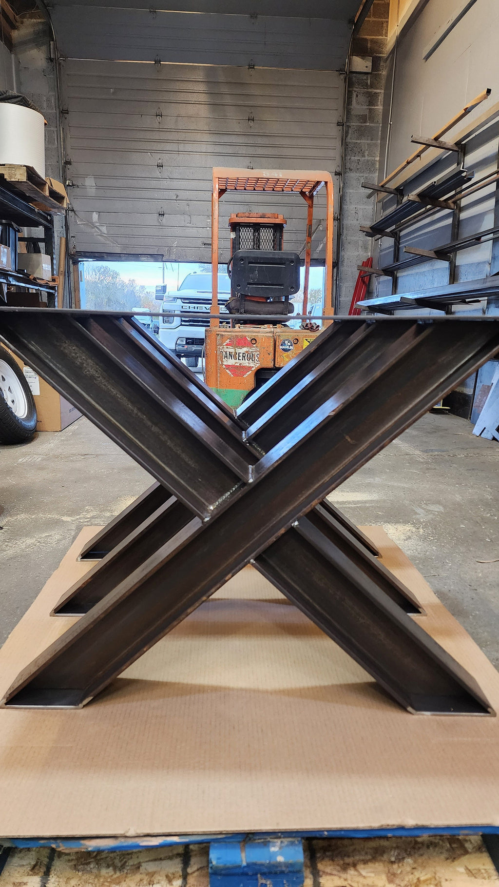 Industrial I Beam X Legs - Pair (2)