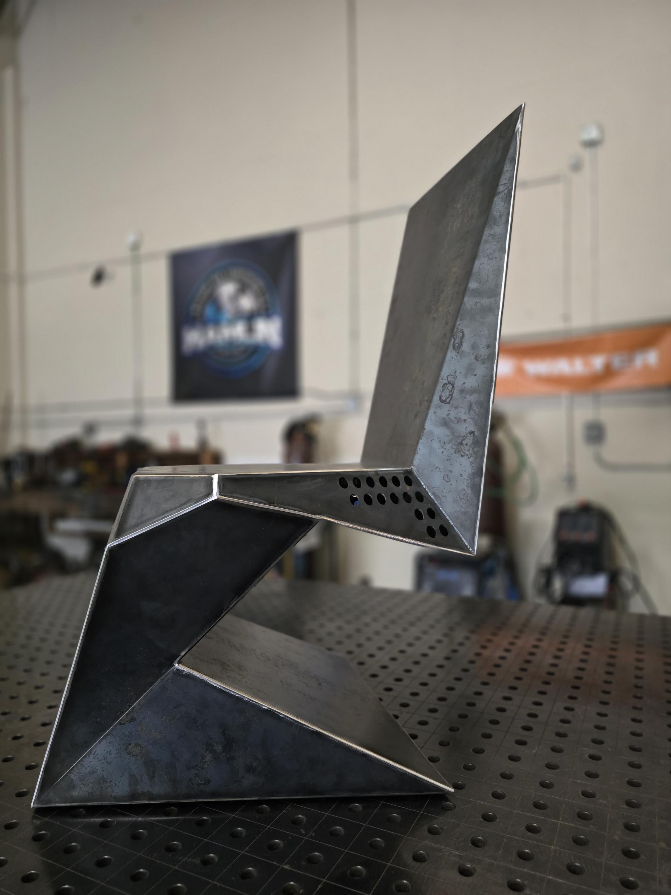 Cyber Chair – Industrial Steel Modern Art Chair