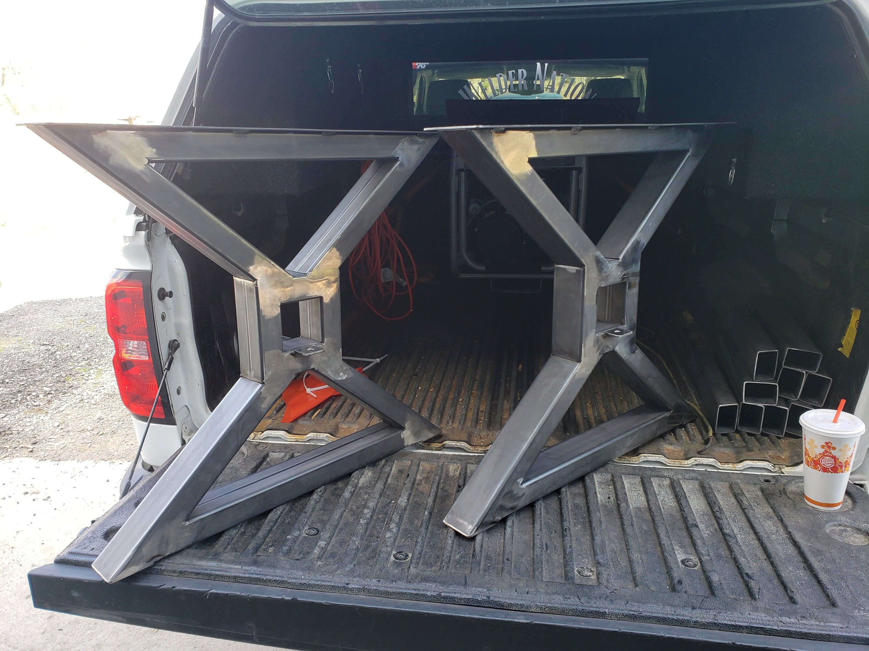 X-Frame Center Beam Steel Table Legs 3"x2" Steel Rectangle Tubing