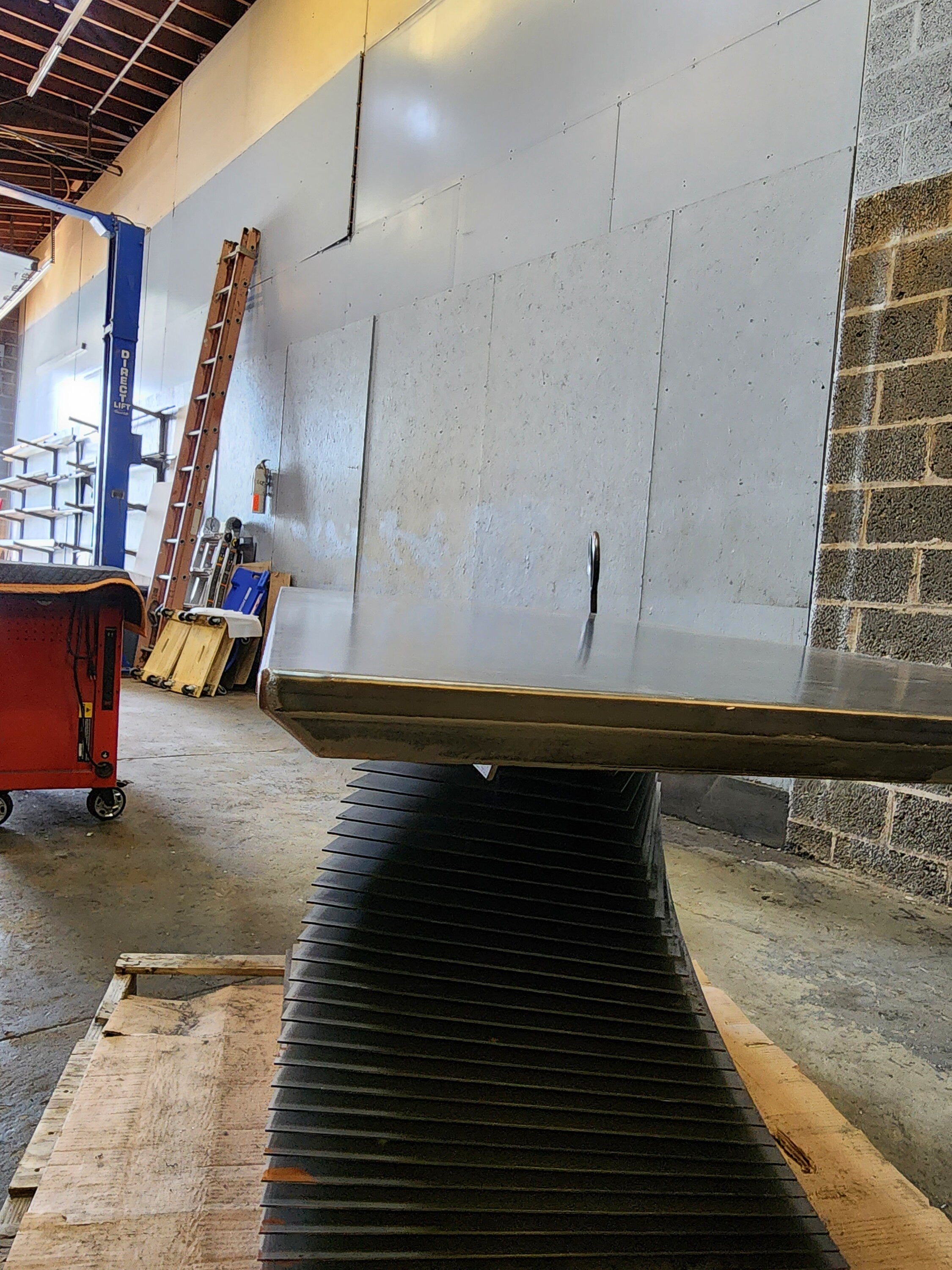 Double Beveled Edge Steel Table Tops - Any Size Upon Request!