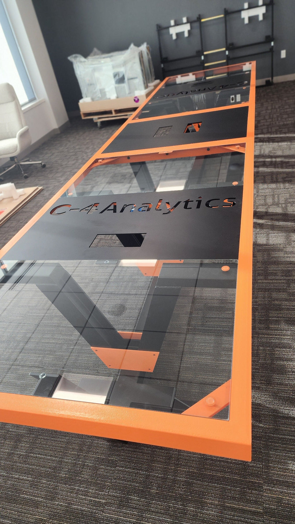Industrial I Beam Conference Table