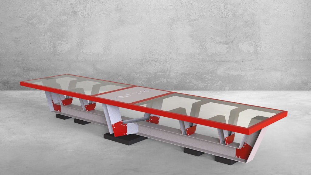 Industrial I Beam Conference Table