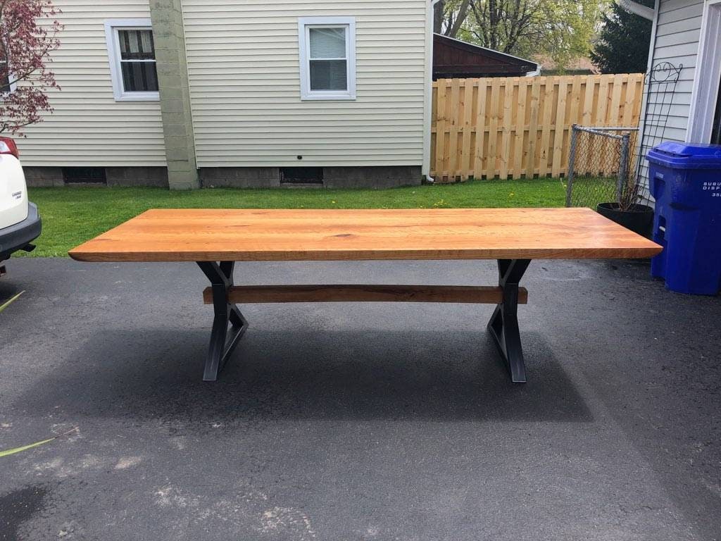 X-Frame Center Beam Steel Table Legs 3"x2" Steel Rectangle Tubing