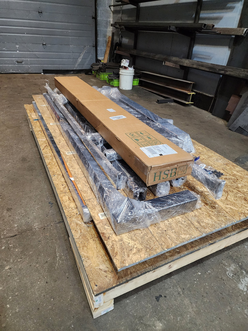 King Size Monogram Steel Bedframe And Headboard
