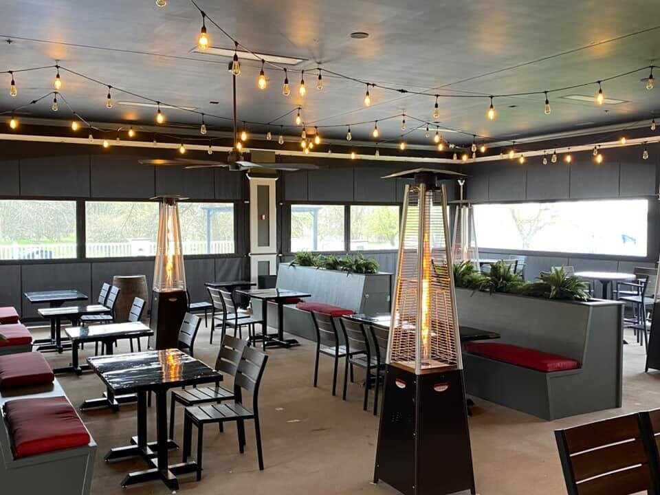 Restaurant Pedestal Style Table Bases - Bar Height And Dining Table Height