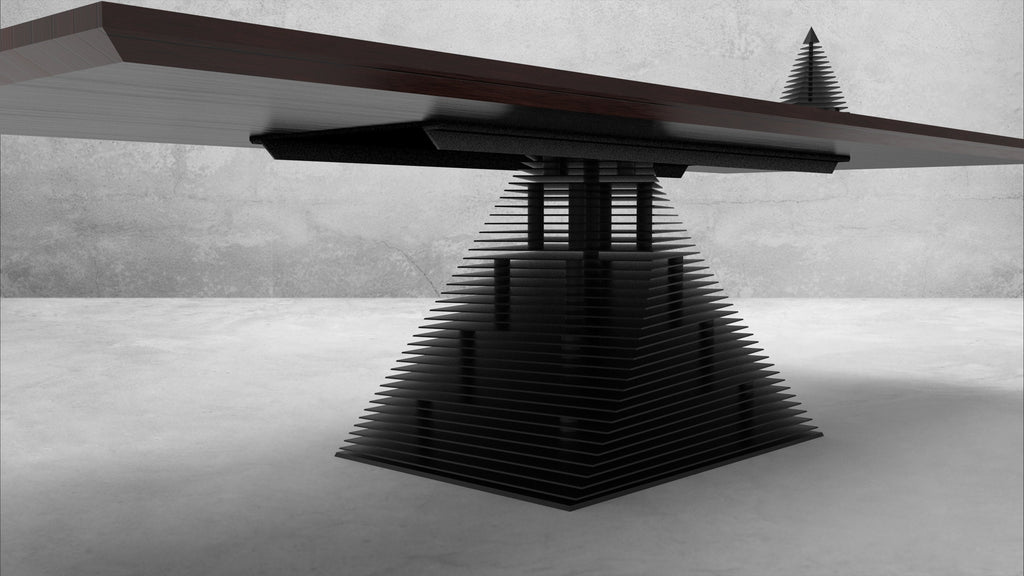 1/1 Steel Sliced Image Pyramid Base
