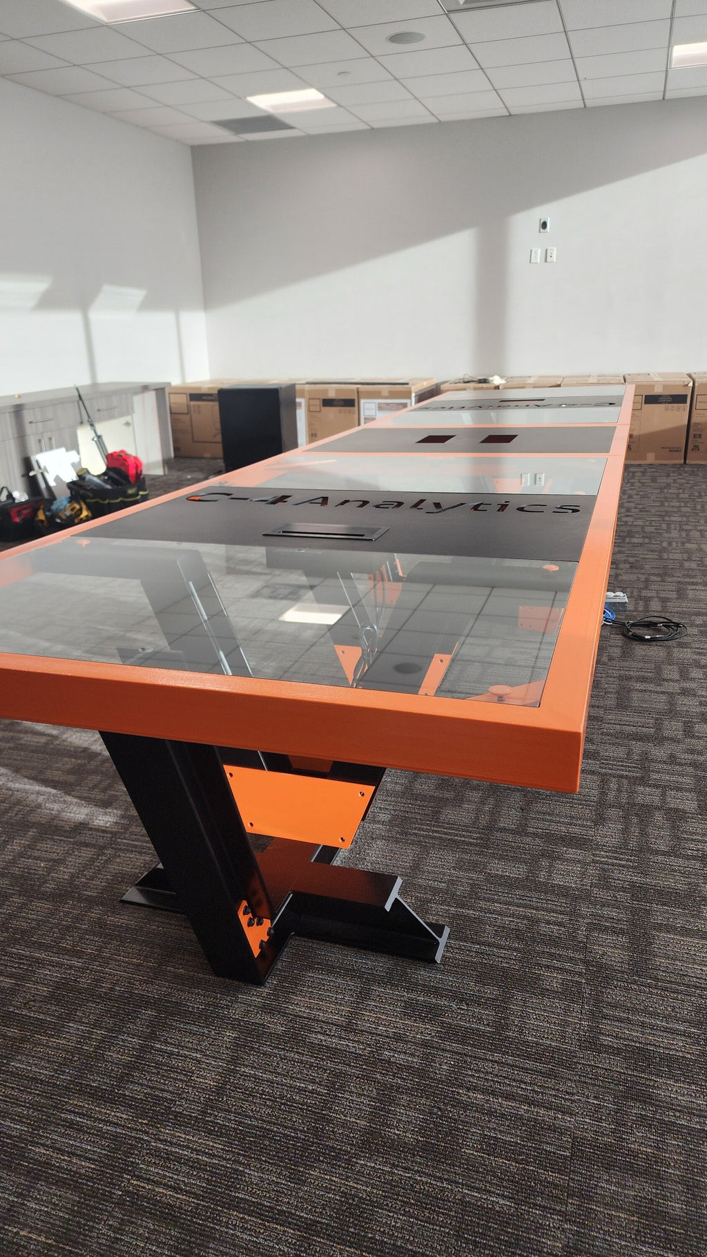 Industrial I Beam Conference Table