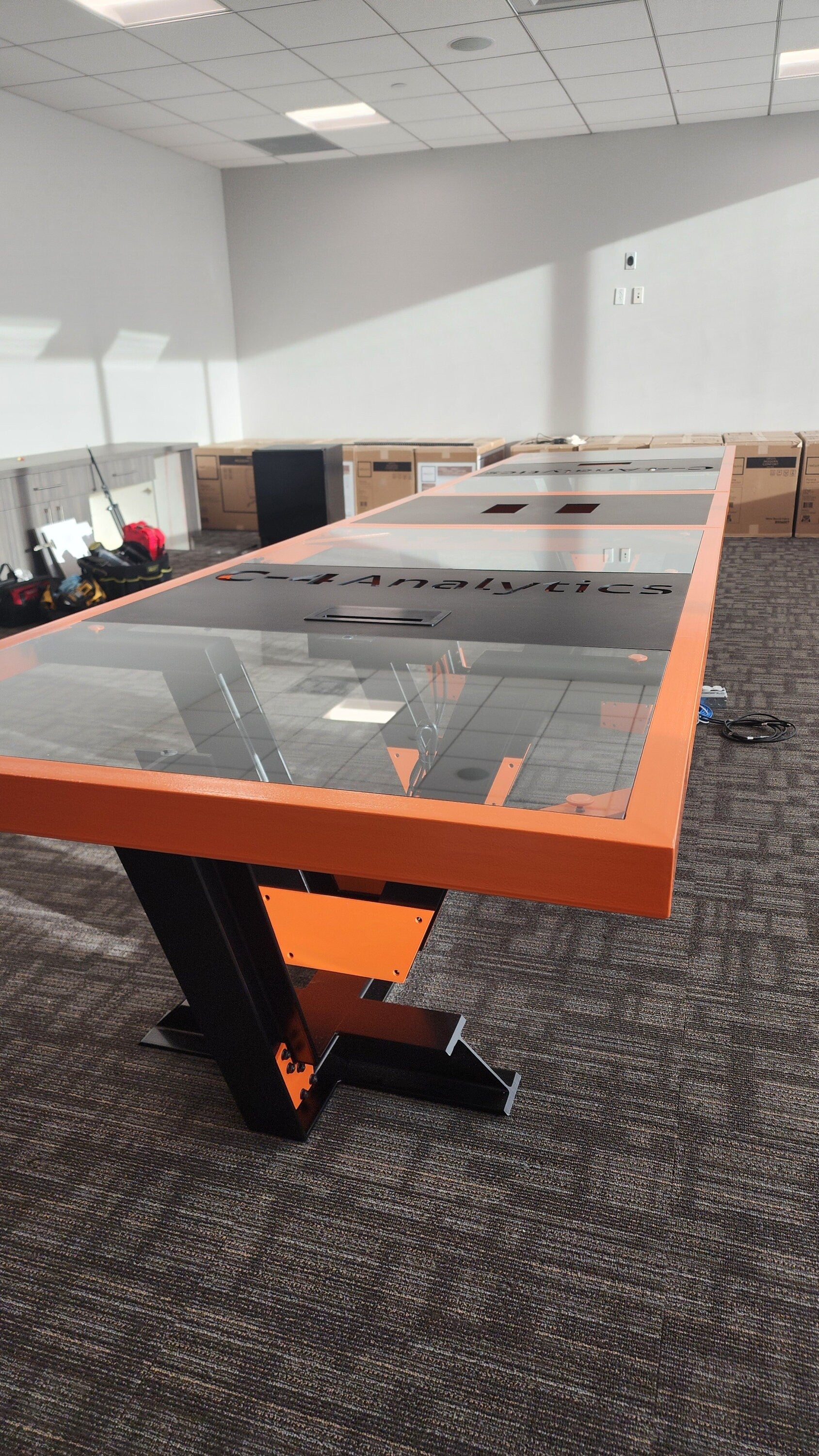 Industrial I Beam Conference Table