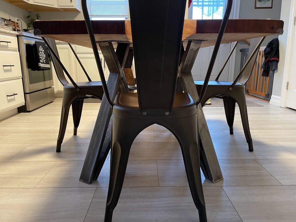 Hexagon Spider Table Base - 3"x1" Tubing