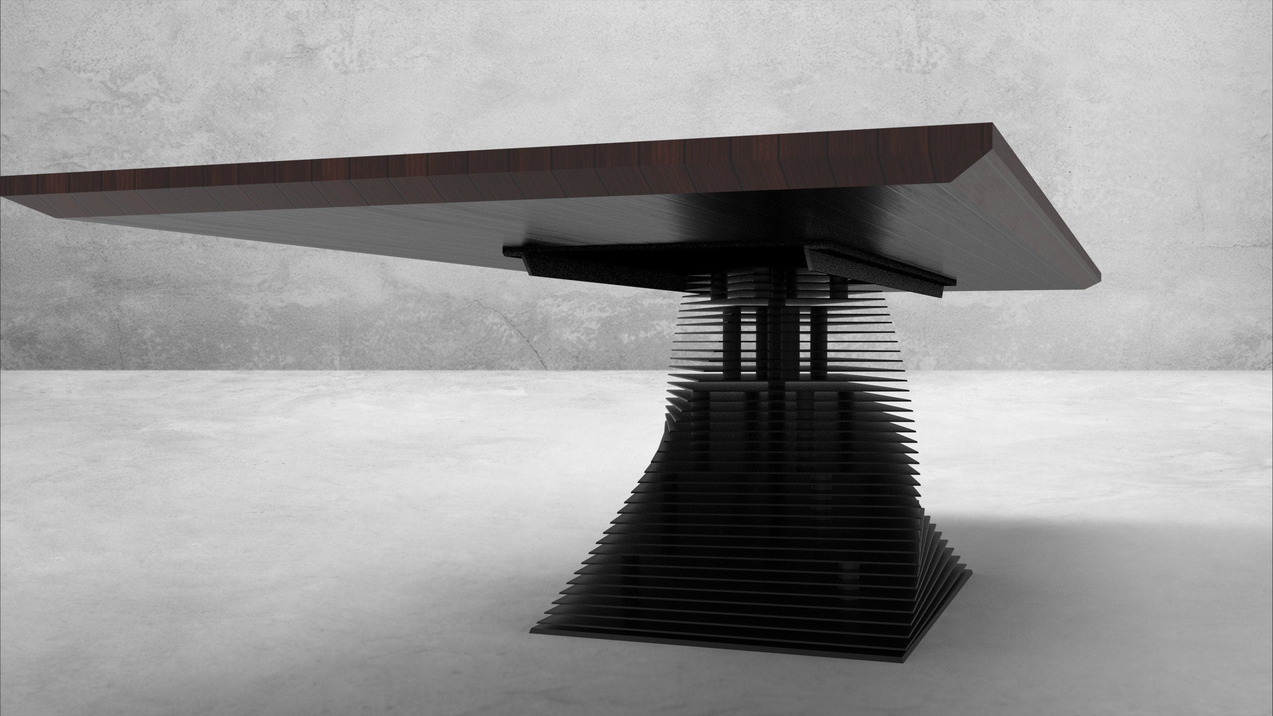1/1 Steel Sliced Image Pyramid Base
