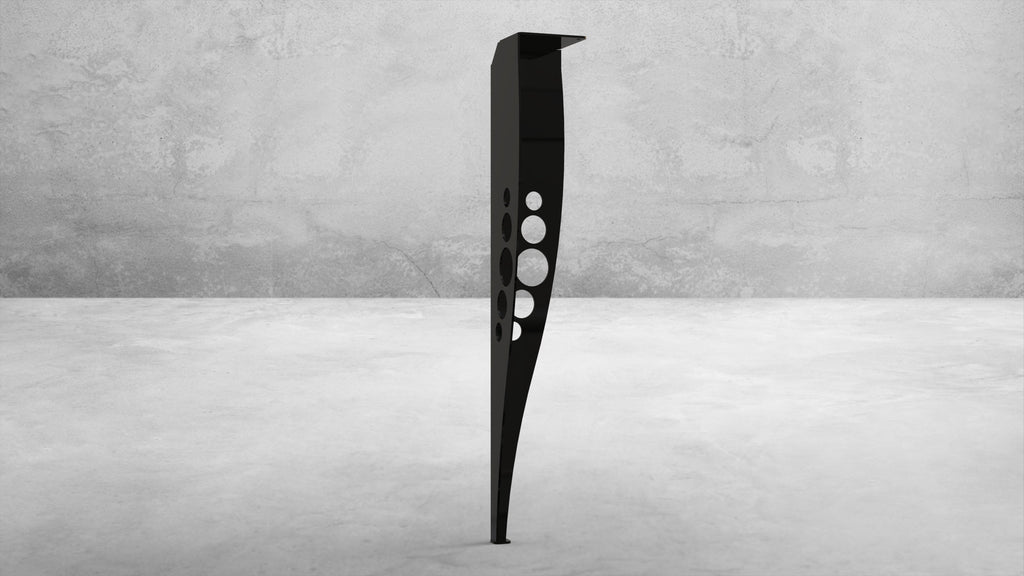 Bomber Style Steel Table Legs - Set Of 4