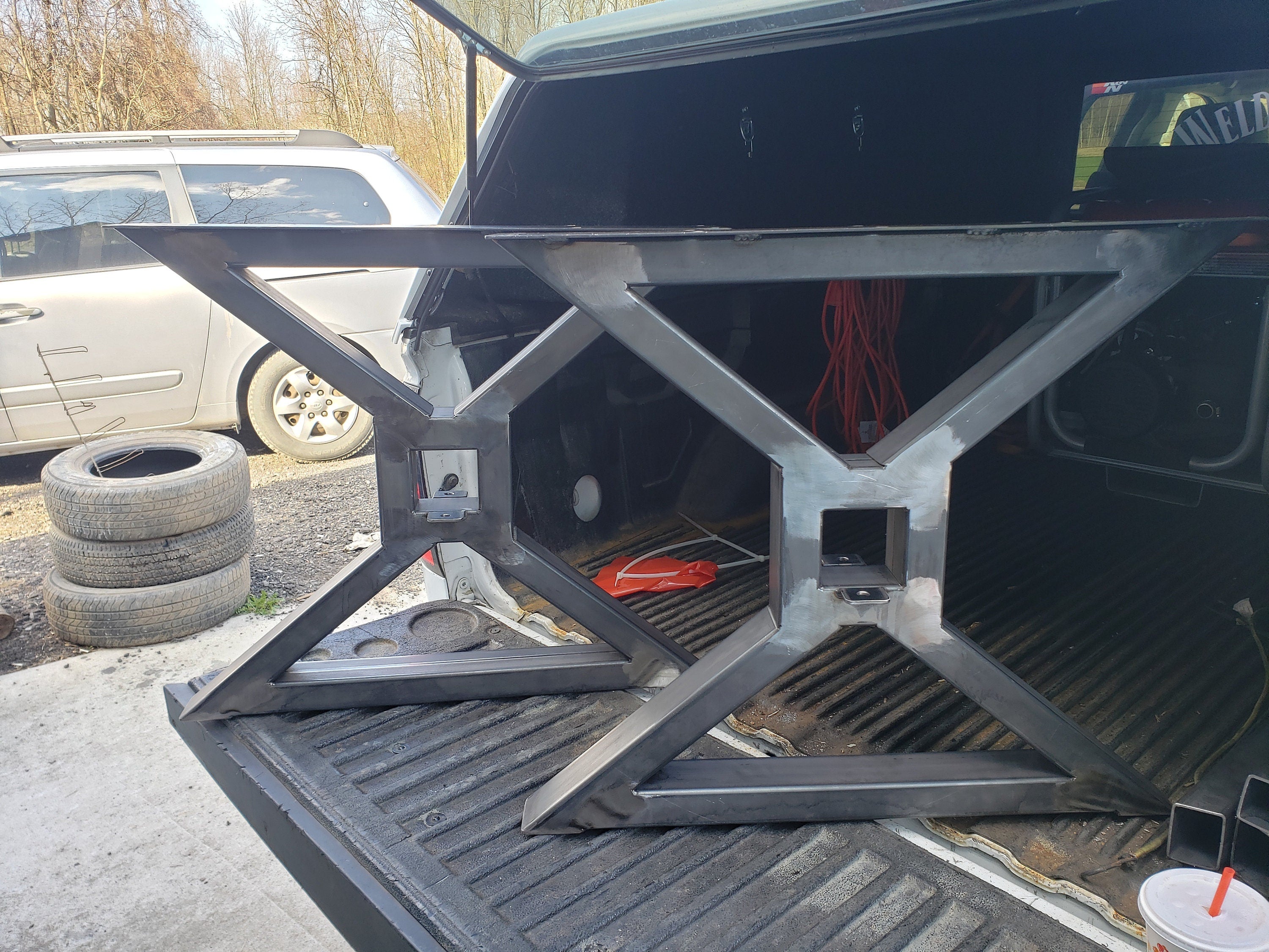 X-Frame Center Beam Steel Table Legs 3"x2" Steel Rectangle Tubing