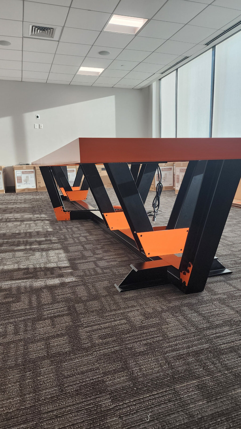 Industrial I Beam Conference Table
