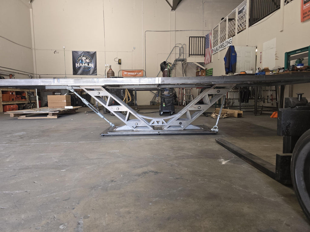 Industrial Trellis V Table Base
