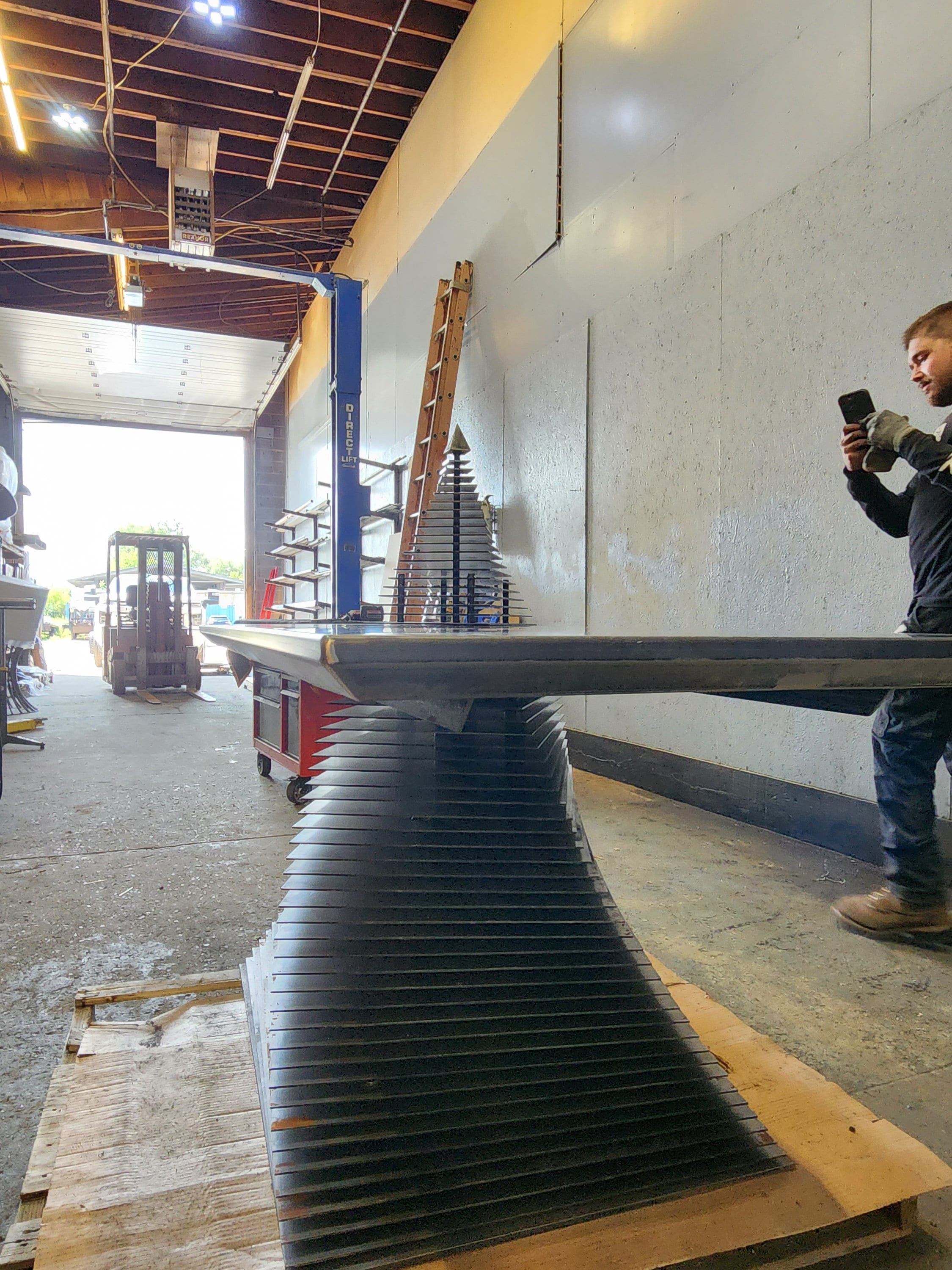 Double Beveled Edge Steel Table Tops - Any Size Upon Request!