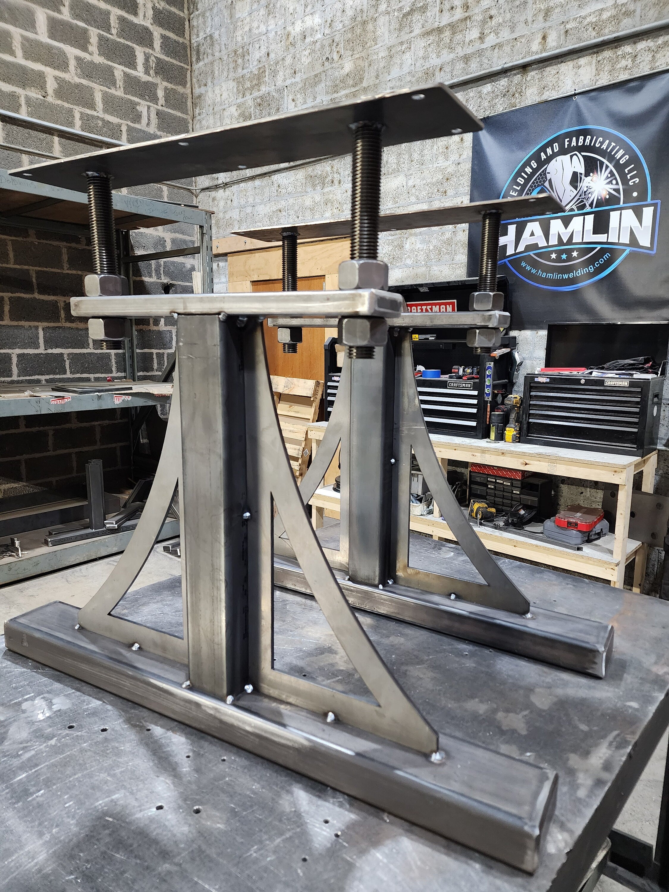 Industrial Adjustable Table Legs