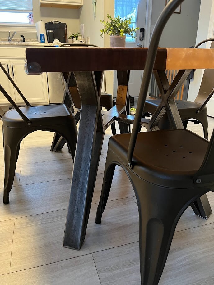 Hexagon Spider Table Base - 3"x1" Tubing