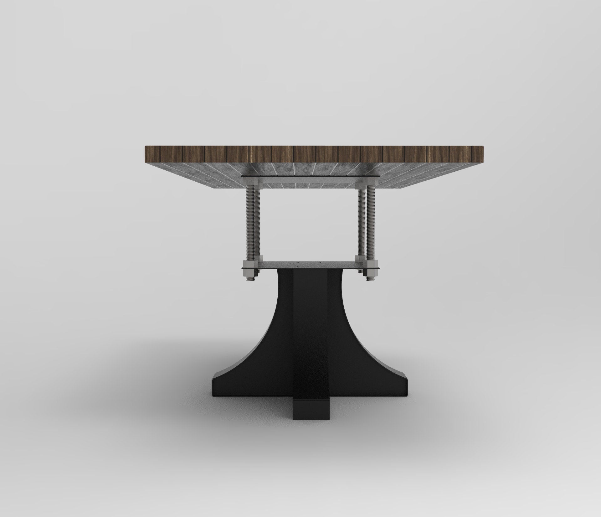 Industrial Style Steel Arch Table Base
